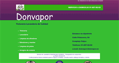 Desktop Screenshot of donvapor.es